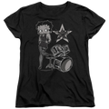 Betty Boop With The Band - Women's T-Shirt Hoodie, Sweatshirt | CiraTrend.com