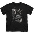 Betty Boop With The Band - Youth T-Shirt Hoodie, Sweatshirt | CiraTrend.com
