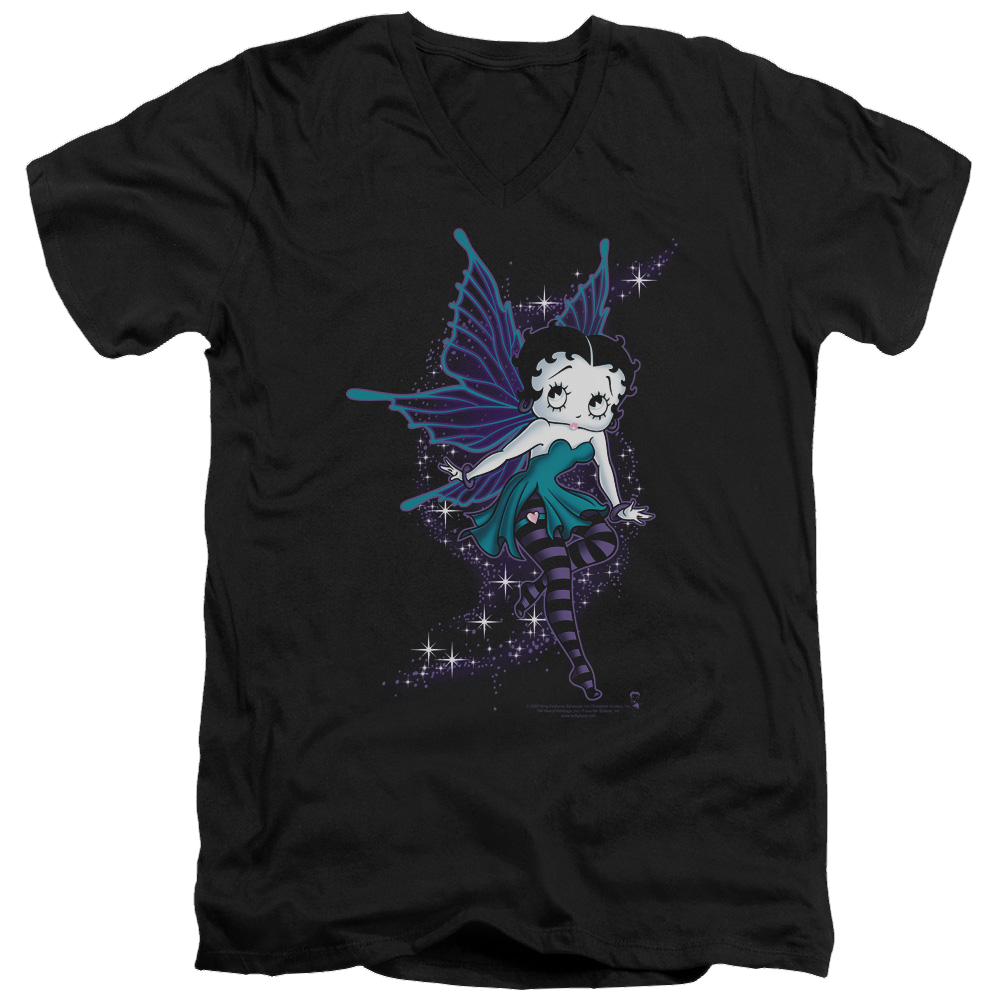 Betty Boop Sparkle Fairy - Men's V-Neck T-Shirt Hoodie, Sweatshirt | CiraTrend.com