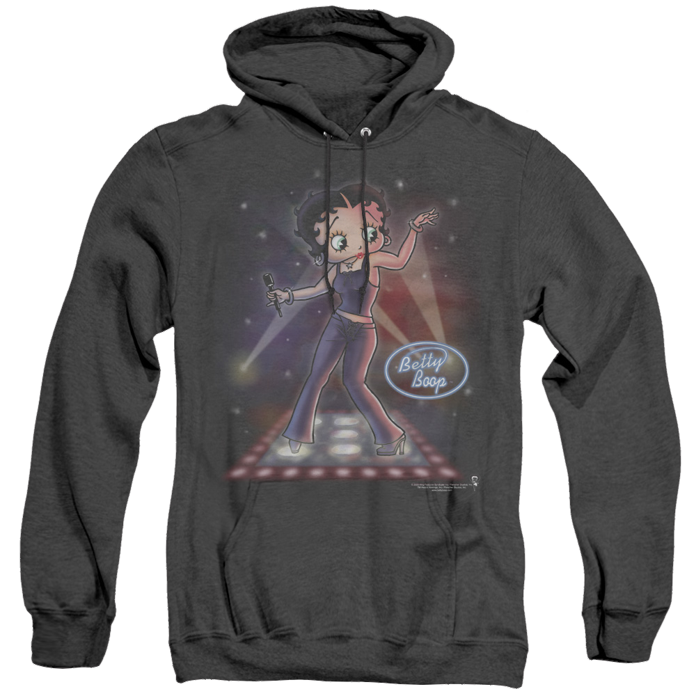 Betty Boop Pop Star - Heather Pullover Hoodie T-Shirts, Sweatshirt | CiraTrend.com