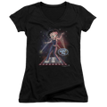 Betty Boop Pop Star - Juniors V-Neck T-Shirt Hoodie, Sweatshirt | CiraTrend.com