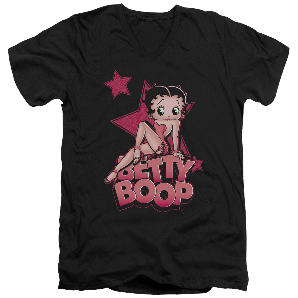 Betty Boop Sexy Star - Men's V-Neck T-Shirt Hoodie, Sweatshirt | CiraTrend.com
