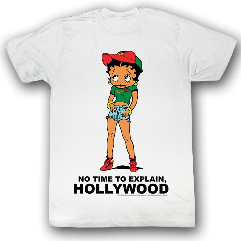 Betty Boop S S Holly Go Hard Solid White T-Shirts, Hoodie, Sweatshirt