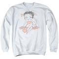 Betty Boop Classic With Pup - Men's Crewneck Sweatshirt T-Shirts, Hoodie | CiraTrend.com