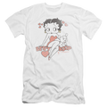 Betty Boop Classic With Pup - Men's Premium Slim Fit T-Shirt Hoodie, Sweatshirt | CiraTrend.com
