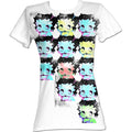 Betty Boop Juniors S S Warhol Esqe Solid White T-Shirts, Hoodie, Sweatshirt
