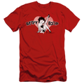 Betty Boop Vintage Cutie Pup - Men's Slim Fit T-Shirt Hoodie, Sweatshirt | CiraTrend.com