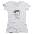 Betty Boop Vintage Wink - Juniors V-Neck T-Shirt Hoodie, Sweatshirt | CiraTrend.com