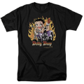 Betty Boop Biker Flames Boop - Men's Regular Fit T-Shirt Hoodie, Sweatshirt | CiraTrend.com