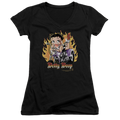 Betty Boop Biker Flames Boop - Juniors V-Neck T-Shirt Hoodie, Sweatshirt | CiraTrend.com