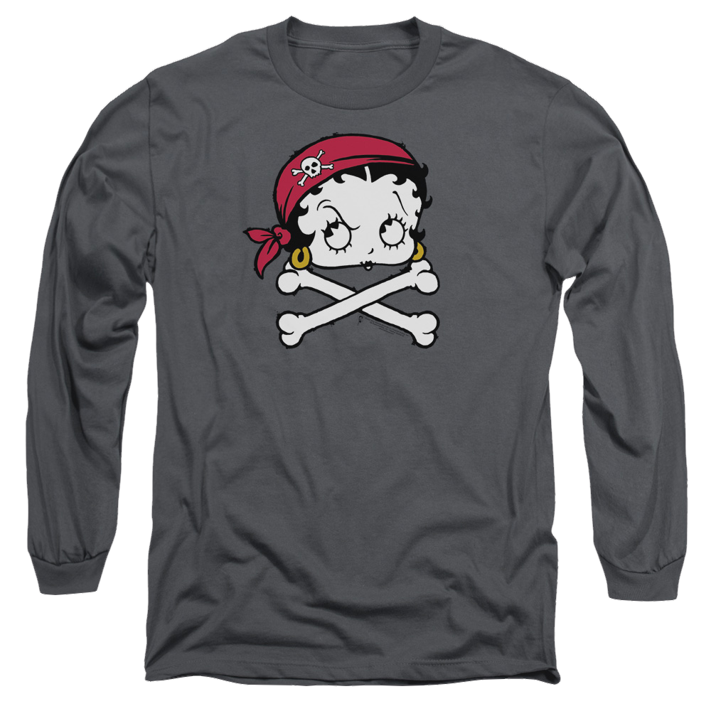Betty Boop Pirate - Men's Long Sleeve T-Shirt Hoodie, Sweatshirt | CiraTrend.com