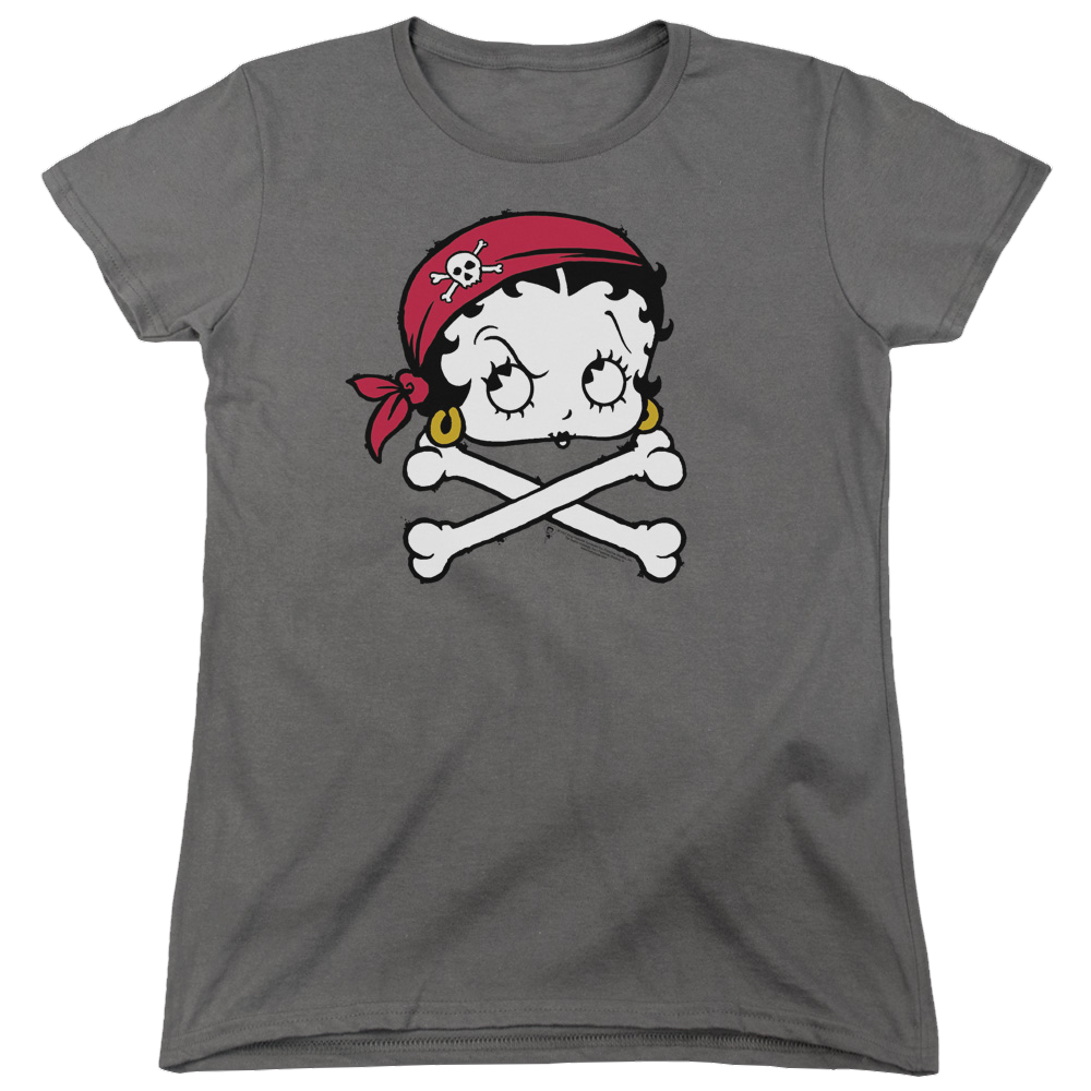 Betty Boop Pirate - Women's T-Shirt Hoodie, Sweatshirt | CiraTrend.com