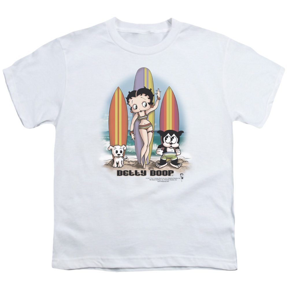 Betty Boop Surfers - Youth T-Shirt Hoodie, Sweatshirt | CiraTrend.com