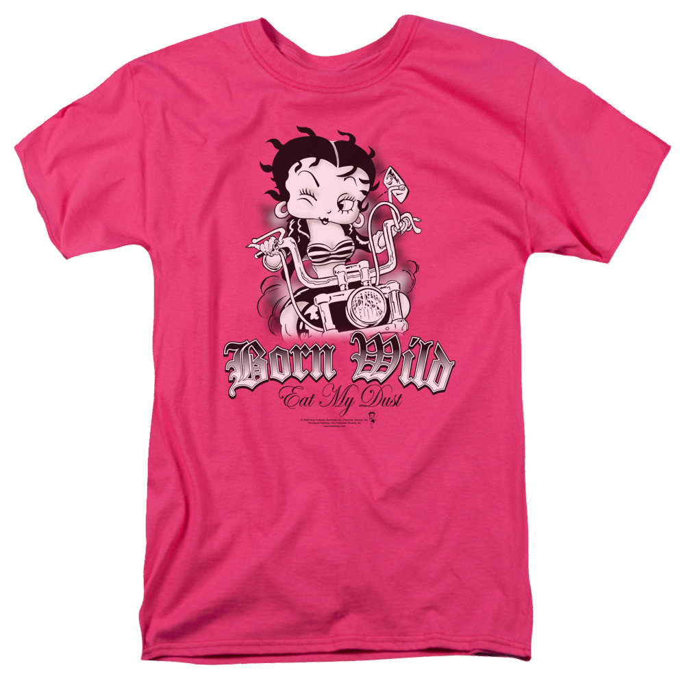 Betty Boop Born Wild - Men's Regular Fit T-Shirt Hoodie, Sweatshirt | CiraTrend.com
