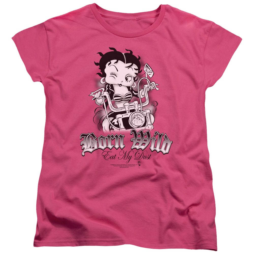 Betty Boop Born Wild - Women's T-Shirt Hoodie, Sweatshirt | CiraTrend.com