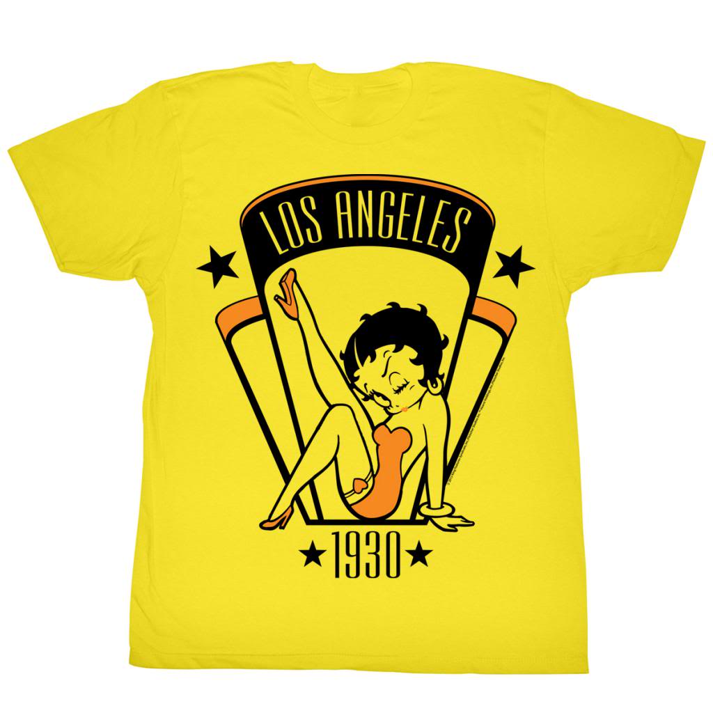 Betty Boop S S 1930 Solid Yellow T-Shirts, Hoodie, Sweatshirt