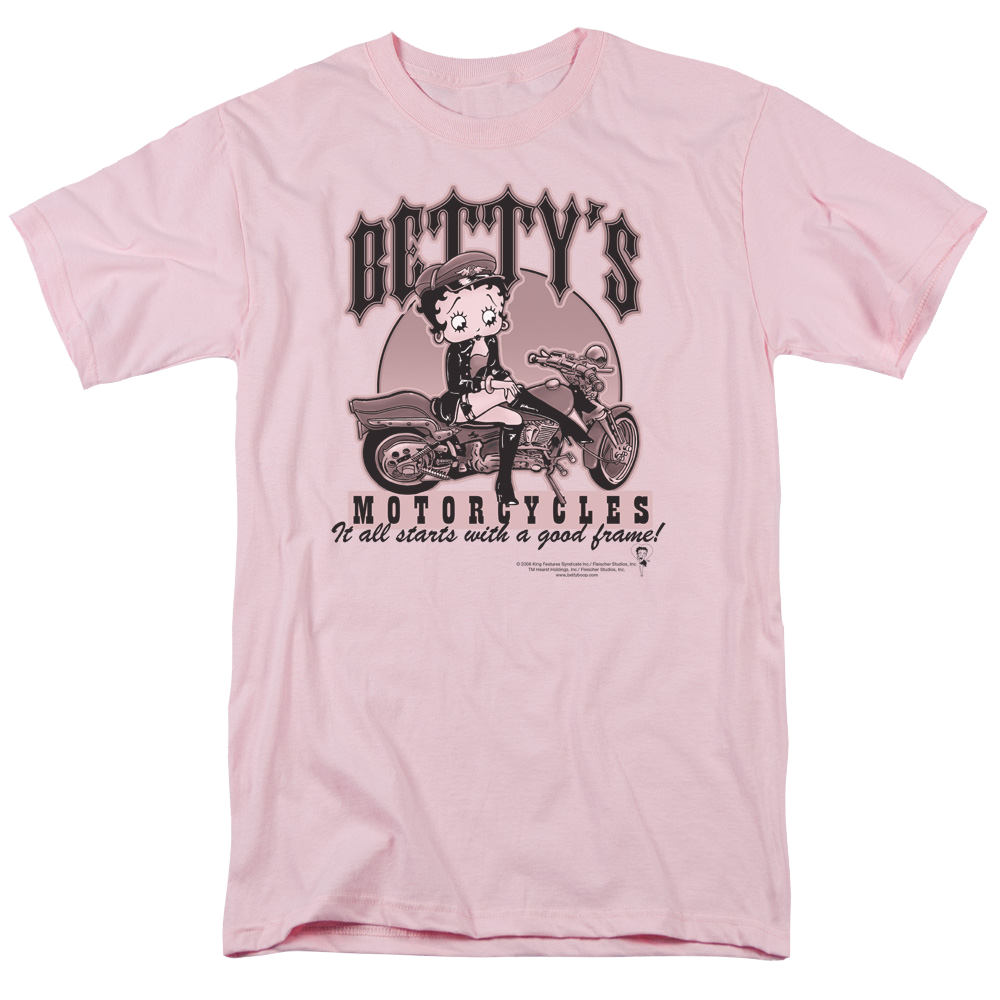 Betty Boop Bettys Motorcycles - Men's Regular Fit T-Shirt Hoodie, Sweatshirt | CiraTrend.com