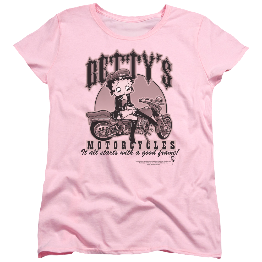 Betty Boop Bettys Motorcycles - Women's T-Shirt Style001 Hoodie, Sweatshirt | CiraTrend.com
