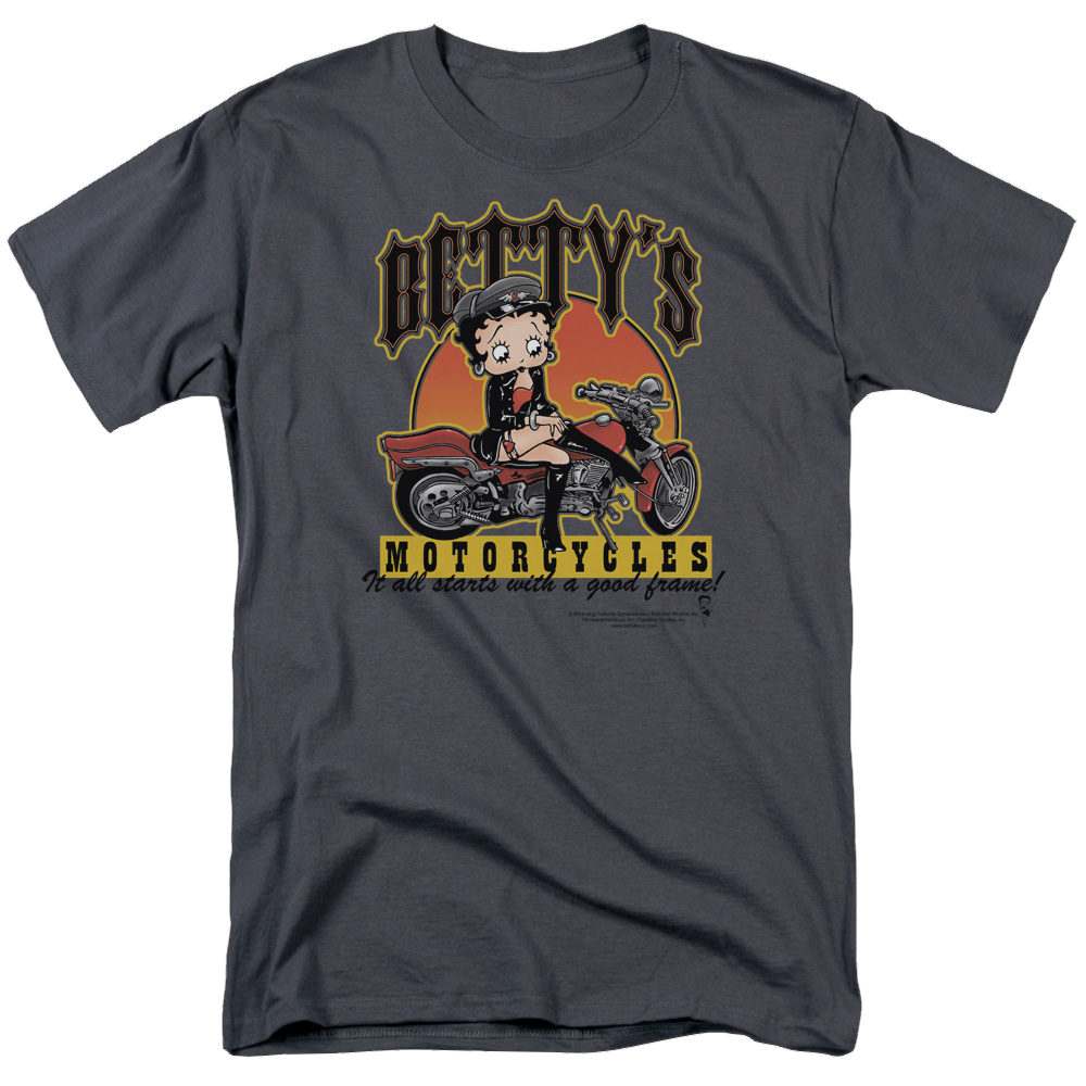 Betty Boop Bettys Motorcycles - Men's Regular Fit T-Shirt Style001 Hoodie, Sweatshirt | CiraTrend.com