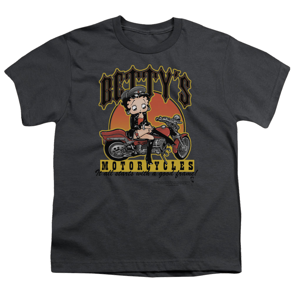 Betty Boop Bettys Motorcycles - Youth T-Shirt Style001 Hoodie, Sweatshirt | CiraTrend.com