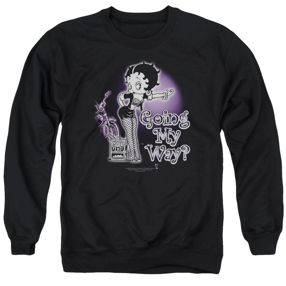 Betty Boop My Way - Men's Crewneck Sweatshirt T-Shirts, Hoodie | CiraTrend.com