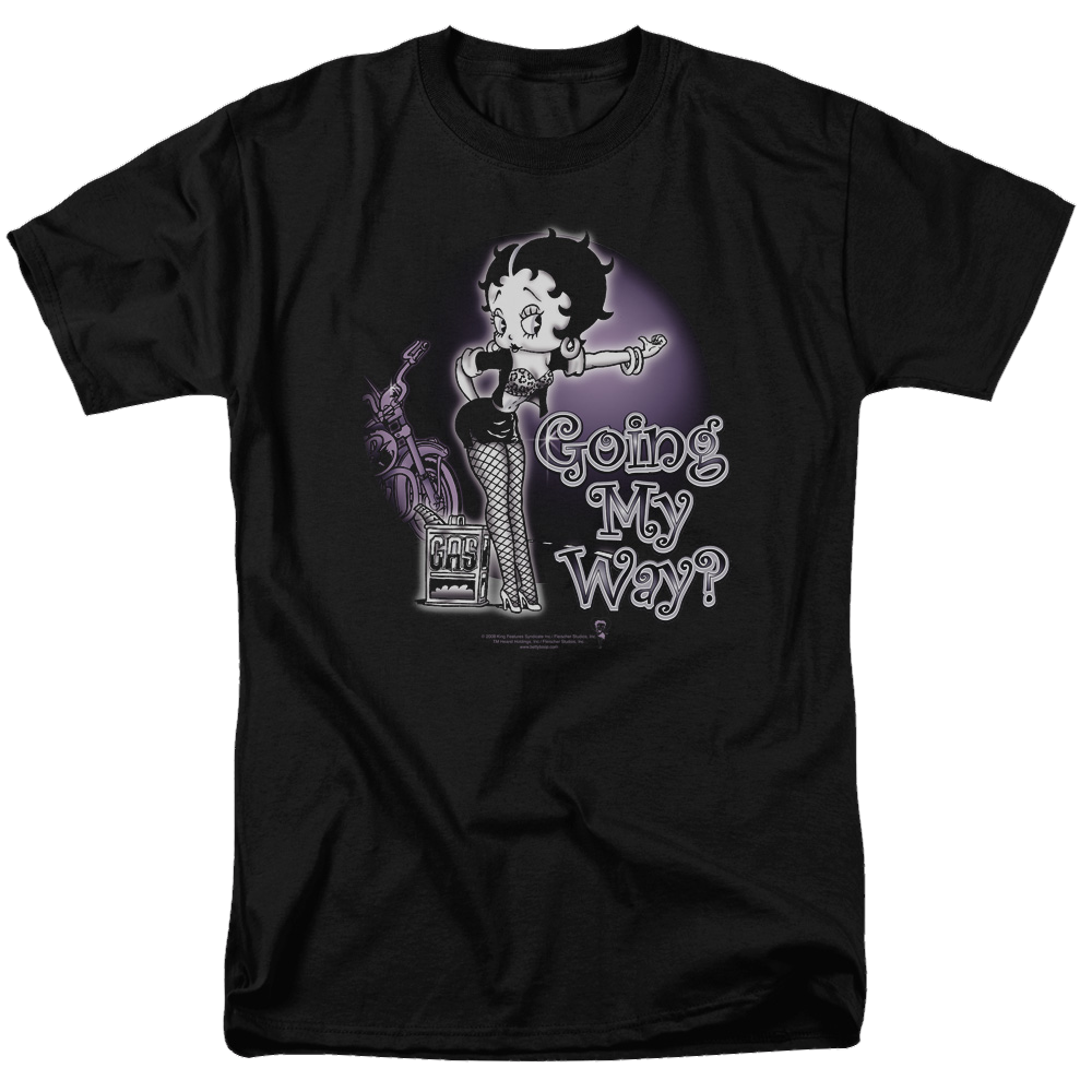 Betty Boop My Way - Men's Regular Fit T-Shirt Hoodie, Sweatshirt | CiraTrend.com
