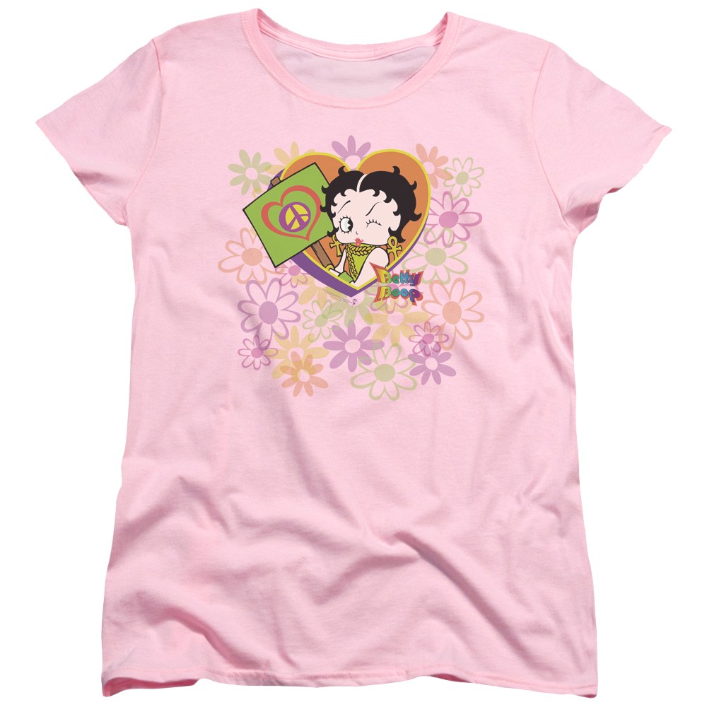Betty Boop Peace Love And Boop - Women's T-Shirt Hoodie, Sweatshirt | CiraTrend.com