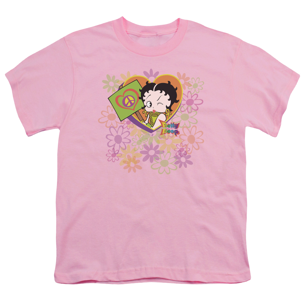 Betty Boop Peace Love And Boop - Youth T-Shirt Hoodie, Sweatshirt | CiraTrend.com