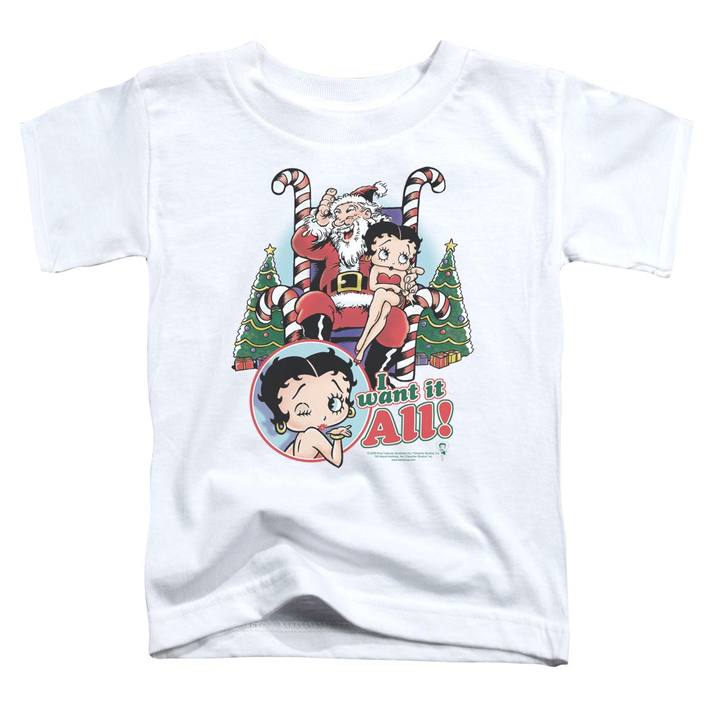 Betty Boop I Want It All - Kid's T-Shirt Hoodie, Sweatshirt | CiraTrend.com