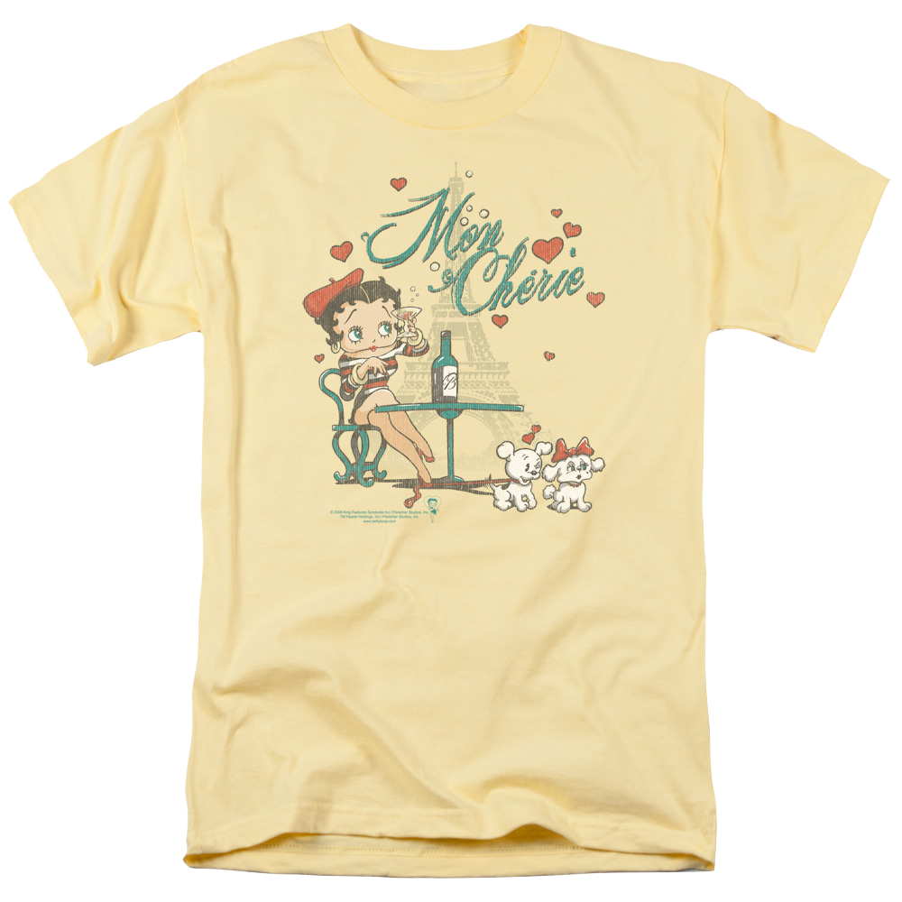 Betty Boop Mon Cherie - Men's Regular Fit T-Shirt Hoodie, Sweatshirt | CiraTrend.com