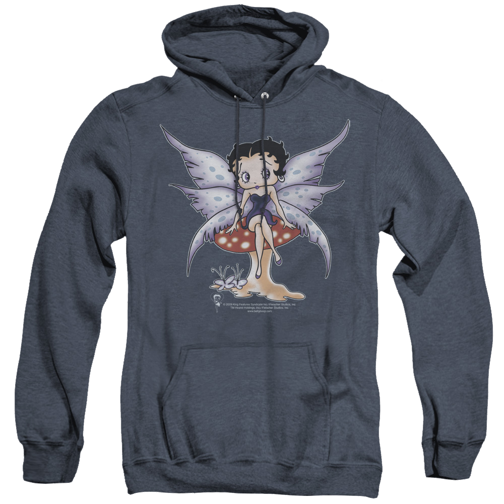Betty Boop Mushroom Fairy - Heather Pullover Hoodie T-Shirts, Sweatshirt | CiraTrend.com
