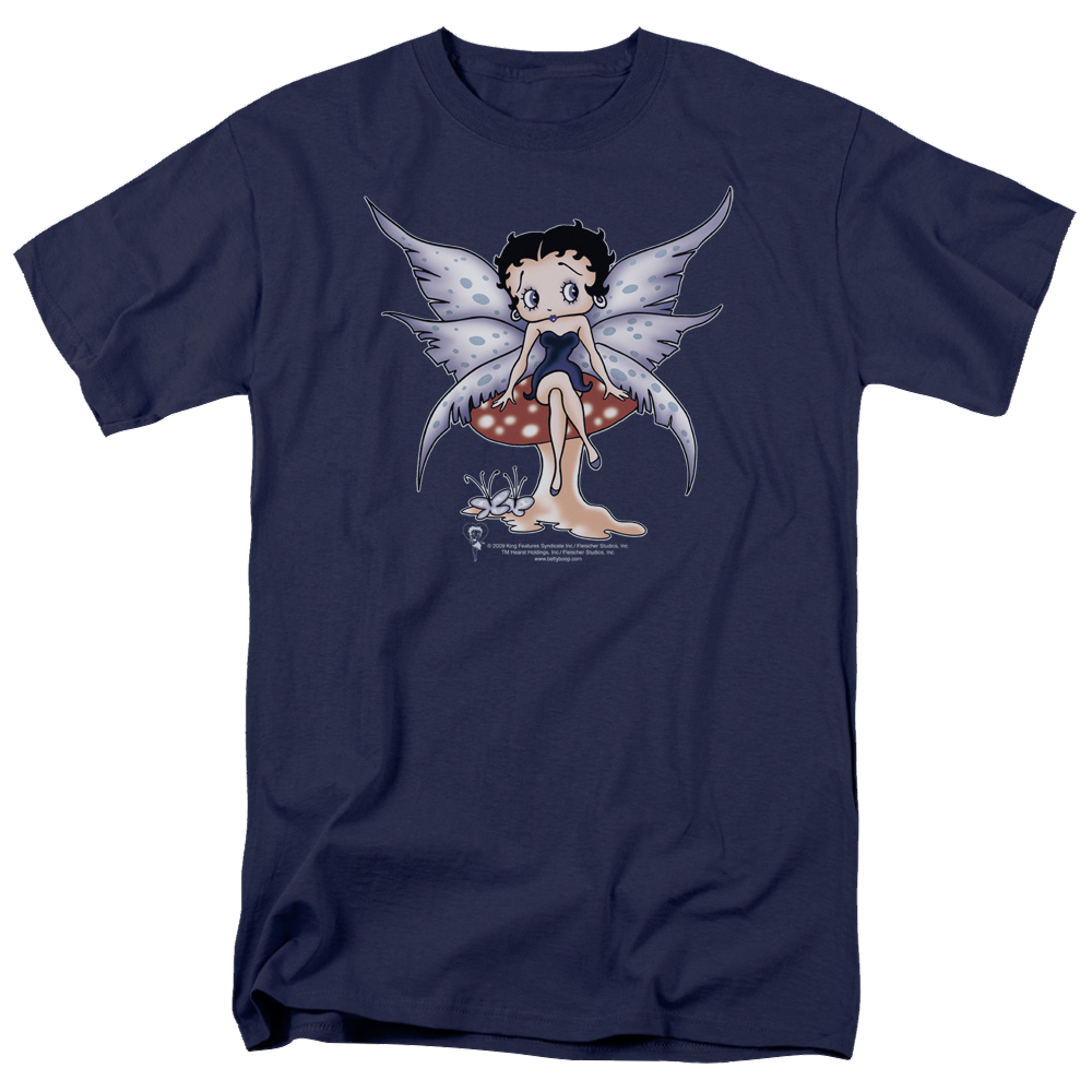 Betty Boop Mushroom Fairy - Men's Regular Fit T-Shirt Hoodie, Sweatshirt | CiraTrend.com