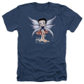 Betty Boop Mushroom Fairy - Men's Heather T-Shirt Hoodie, Sweatshirt | CiraTrend.com