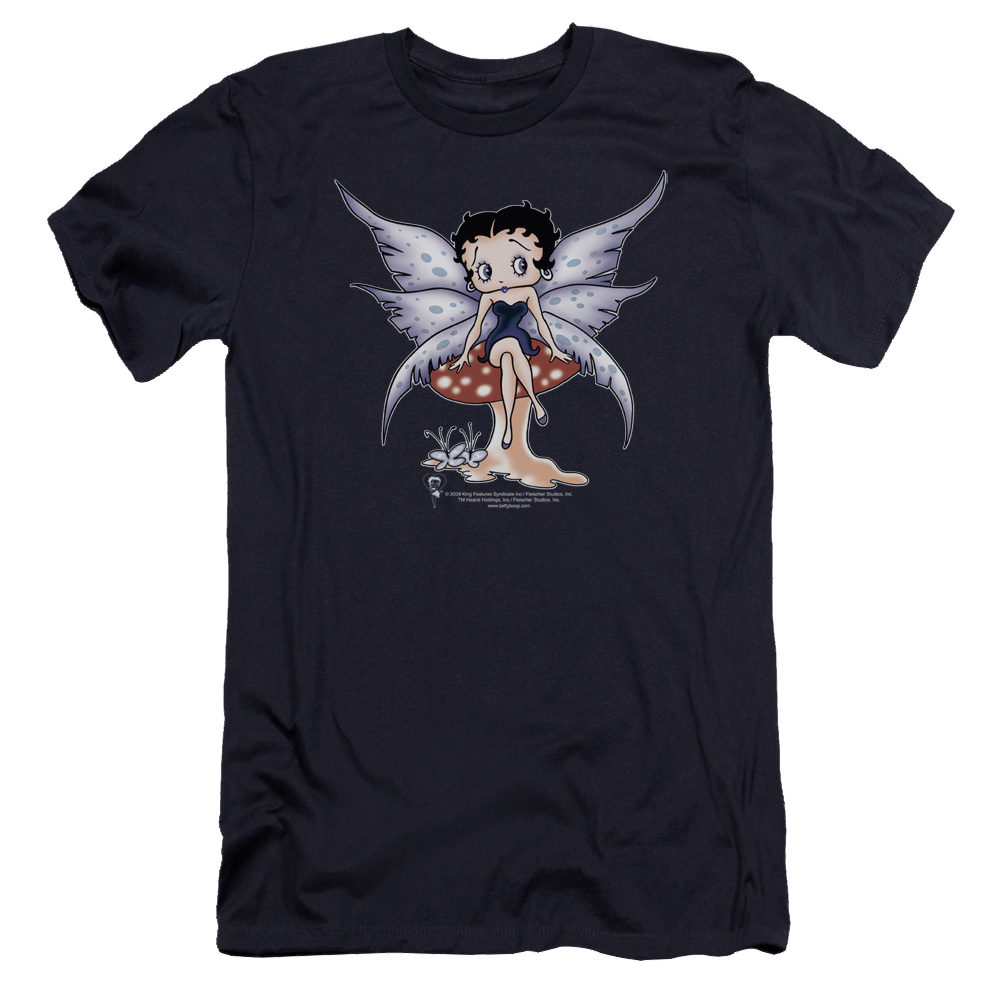 Betty Boop Mushroom Fairy - Men's Premium Slim Fit T-Shirt Hoodie, Sweatshirt | CiraTrend.com