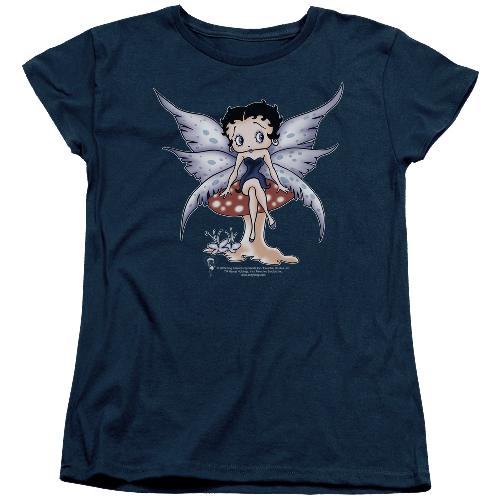 Betty Boop Mushroom Fairy - Women's T-Shirt Hoodie, Sweatshirt | CiraTrend.com