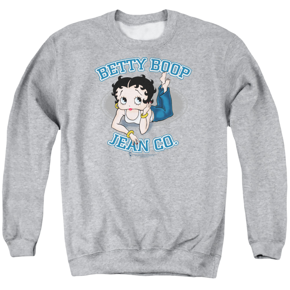 Betty Boop Jean Co - Men's Crewneck Sweatshirt T-Shirts, Hoodie | CiraTrend.com