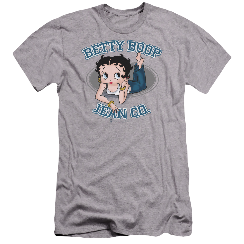 Betty Boop Jean Co - Men's Premium Slim Fit T-Shirt Hoodie, Sweatshirt | CiraTrend.com