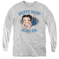 Betty Boop Jean Co - Youth Long Sleeve T-Shirt Hoodie, Sweatshirt | CiraTrend.com