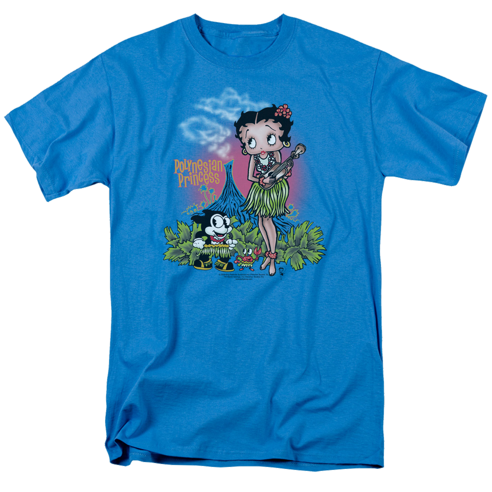 Betty Boop Polynesian Princess - Men's Regular Fit T-Shirt Hoodie, Sweatshirt | CiraTrend.com