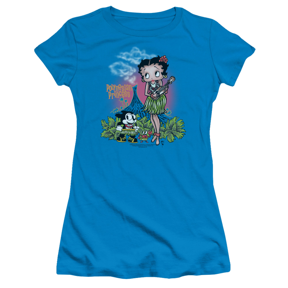 Betty Boop Polynesian Princess - Juniors T-Shirt Hoodie, Sweatshirt | CiraTrend.com