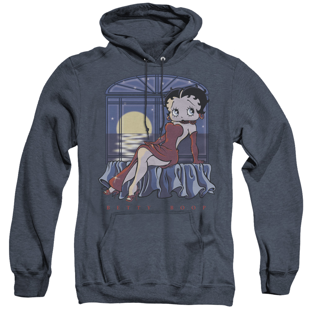 Betty Boop Moonlight - Heather Pullover Hoodie T-Shirts, Sweatshirt | CiraTrend.com