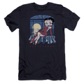 Betty Boop Moonlight - Men's Premium Slim Fit T-Shirt Hoodie, Sweatshirt | CiraTrend.com