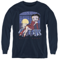 Betty Boop Moonlight - Youth Long Sleeve T-Shirt Hoodie, Sweatshirt | CiraTrend.com