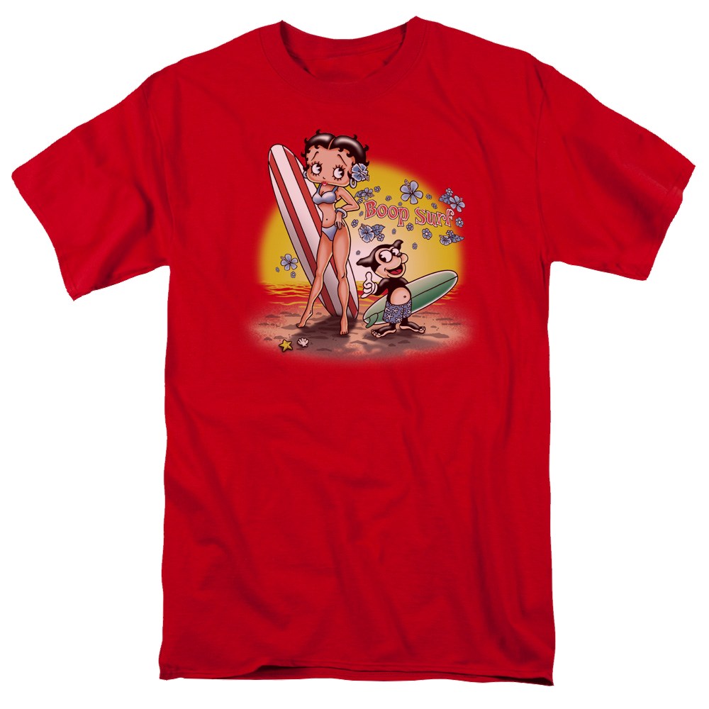 Betty Boop Surf - Men's Regular Fit T-Shirt Hoodie, Sweatshirt | CiraTrend.com