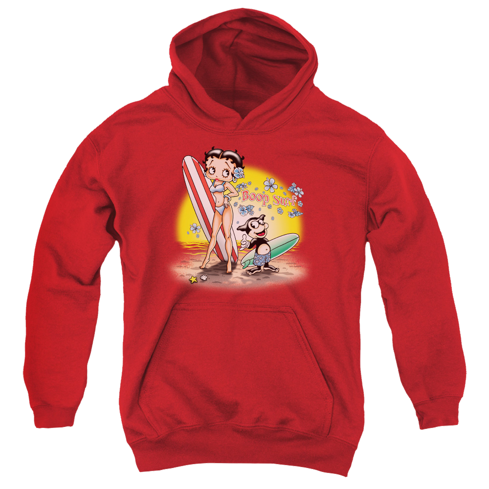 Betty Boop Surf - Youth Hoodie T-Shirts, Sweatshirt | CiraTrend.com
