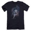 Betty Boop Proud Betty - Men's Premium Slim Fit T-Shirt Hoodie, Sweatshirt | CiraTrend.com