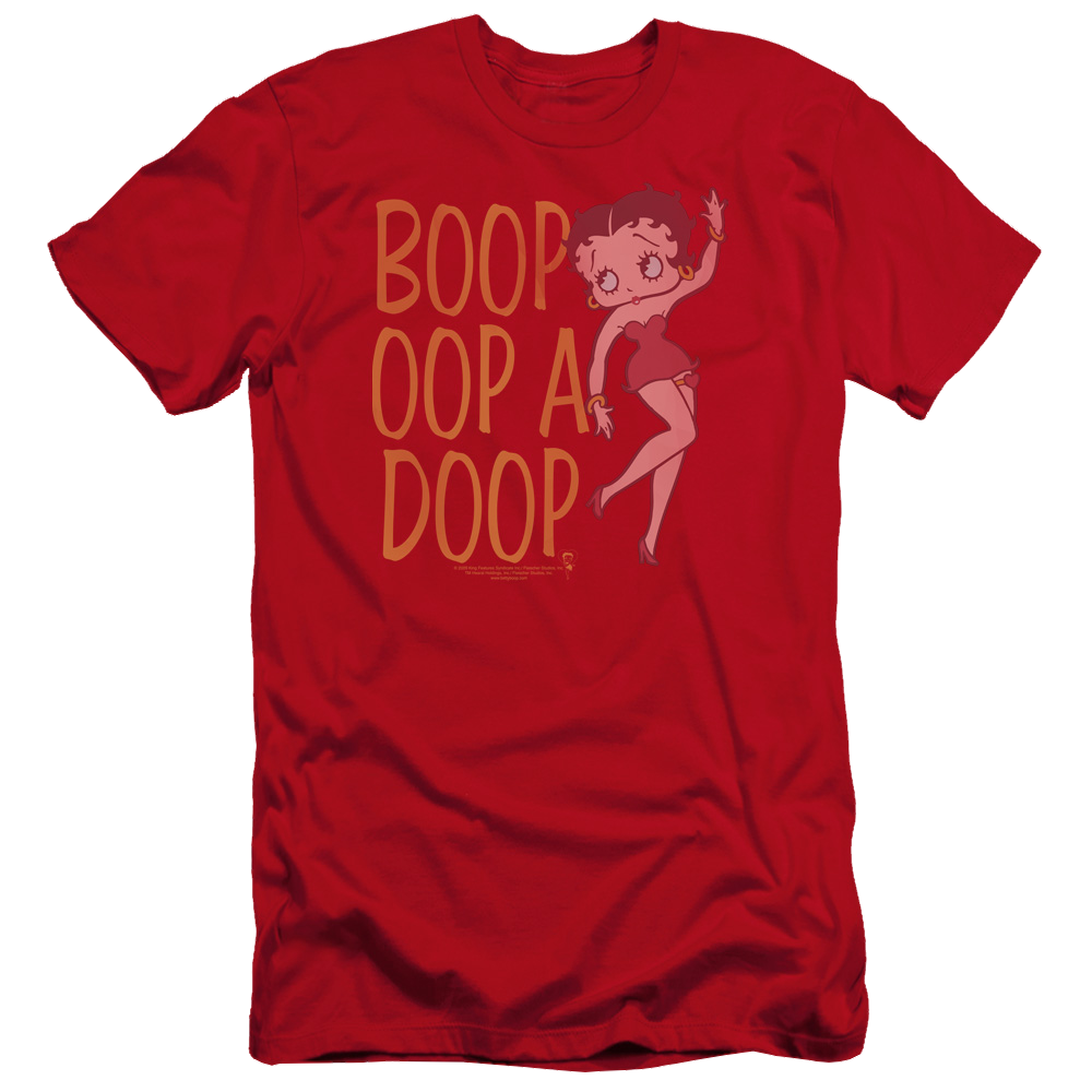 Betty Boop Classic Oop - Men's Premium Slim Fit T-Shirt Hoodie, Sweatshirt | CiraTrend.com
