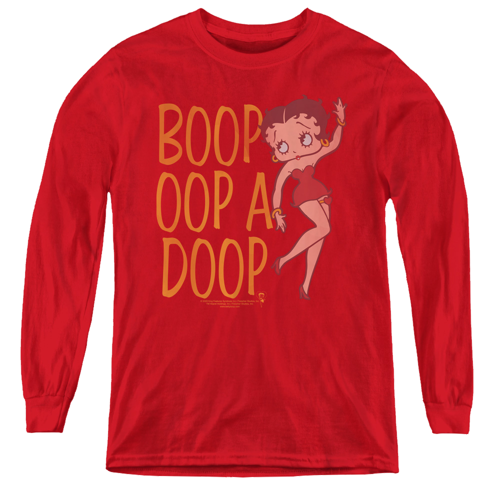 Betty Boop Classic Oop - Youth Long Sleeve T-Shirt Hoodie, Sweatshirt | CiraTrend.com