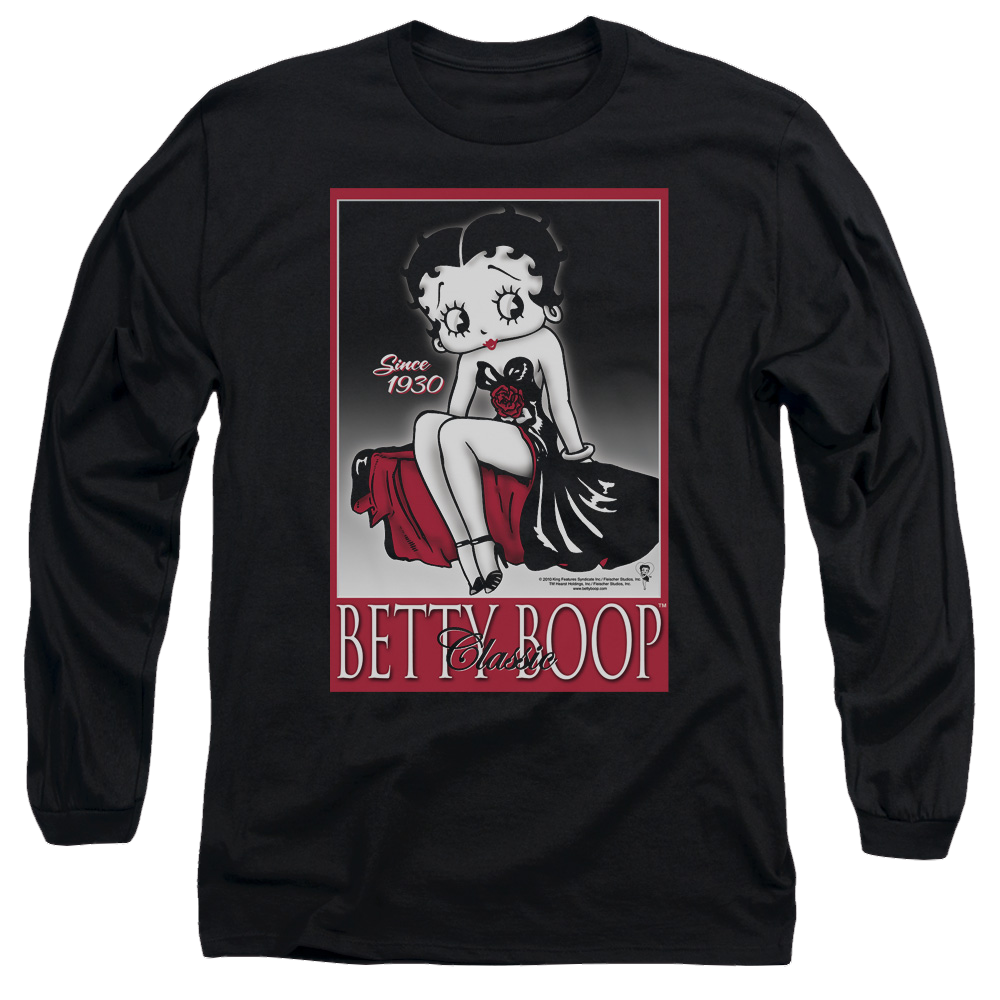 Betty Boop Classic - Men's Long Sleeve T-Shirt Hoodie, Sweatshirt | CiraTrend.com