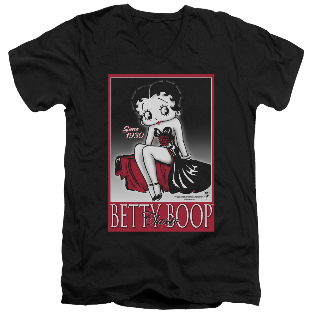 Betty Boop Classic - Men's V-Neck T-Shirt Hoodie, Sweatshirt | CiraTrend.com